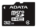 microSDHC Class 4 32GB + SD adapter